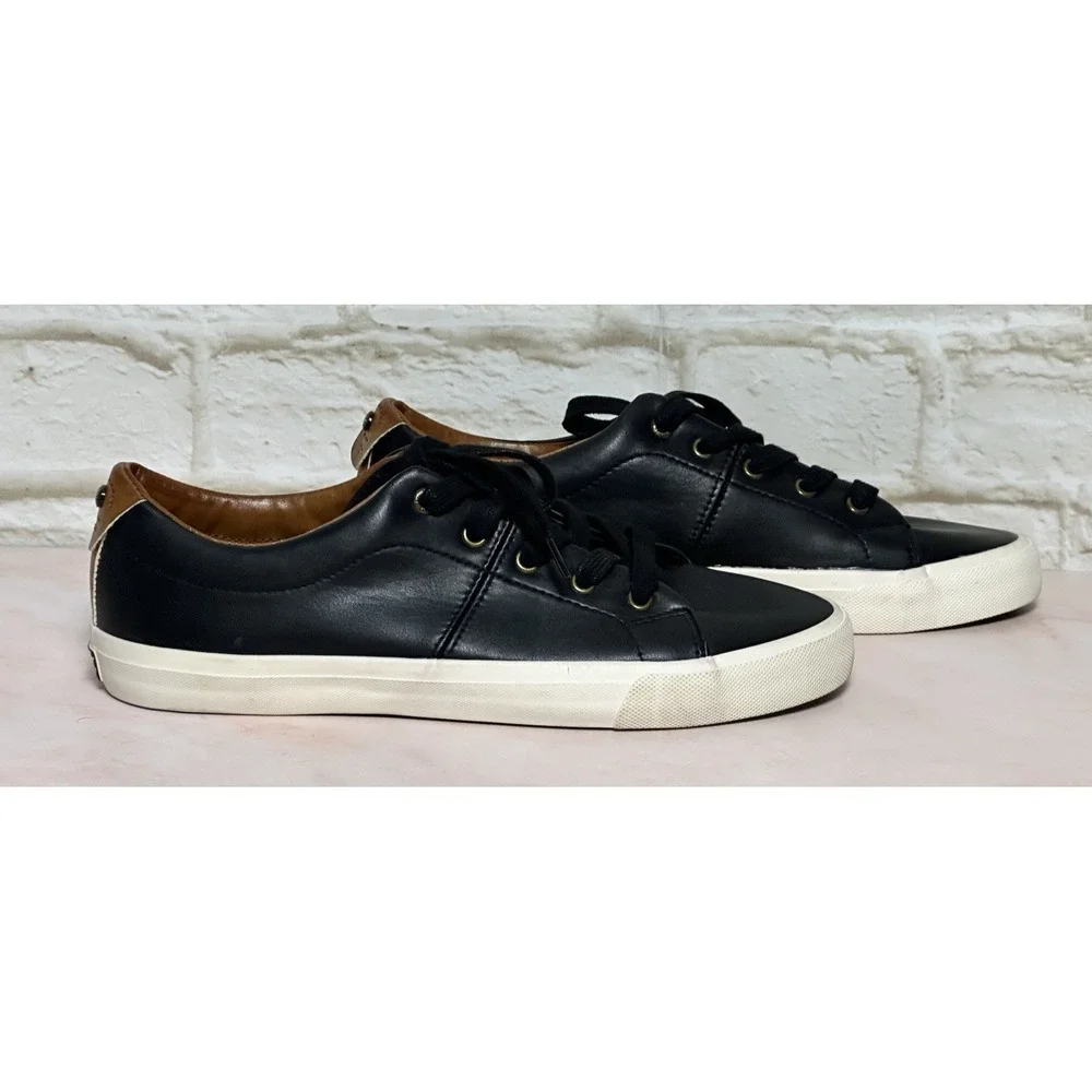 G.H. Bass & Co. Men's Boy's Black Preppy Sneakers Size 8M‎